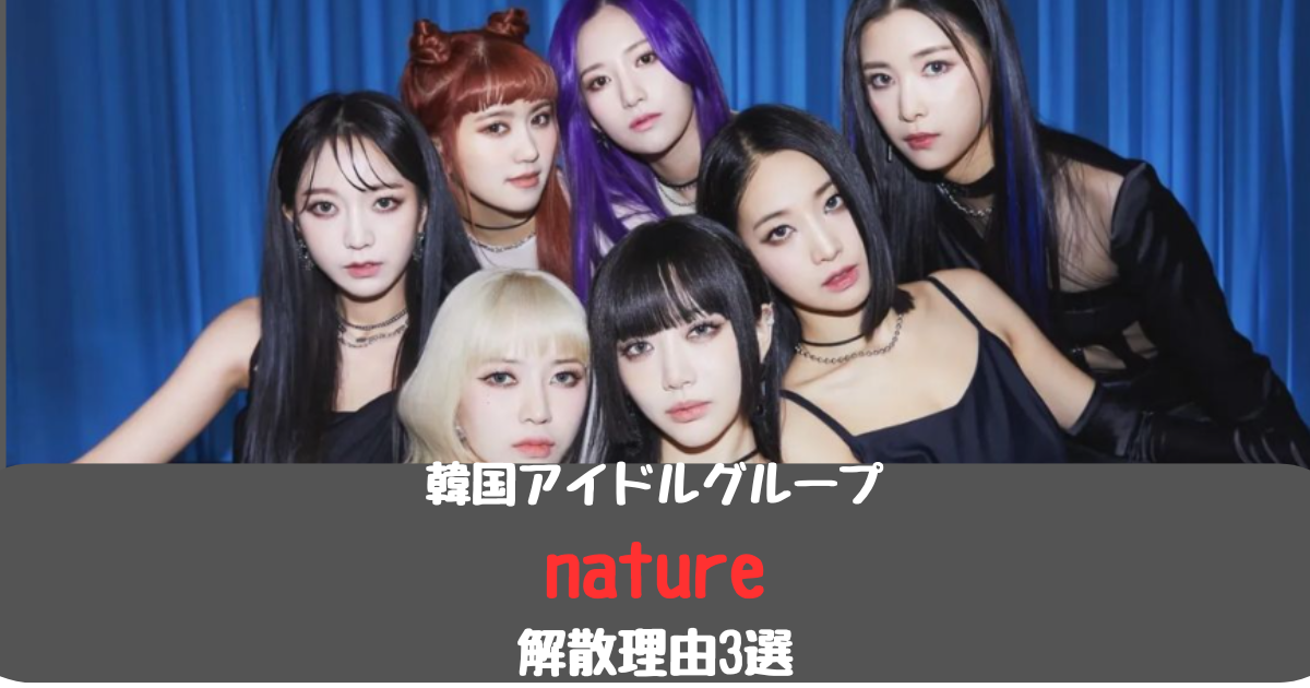 韓国アイドル『nature』の解散理由と言われていること3選！